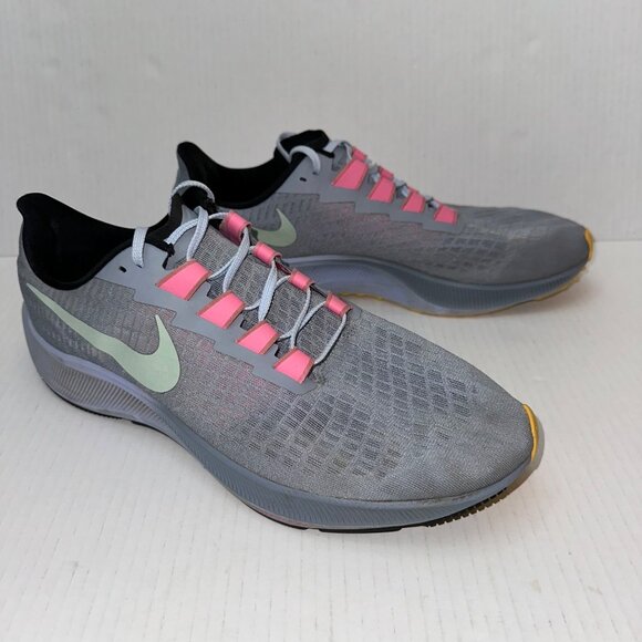 Nike Air Zoom Pegasus 37 Mens 12.5 Z1293 Obsidian Mist BQ9646-401 Sneakers - Picture 3 of 10